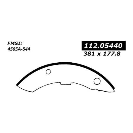 Centric Centric Heavy Duty Brake Shoes, Centric Parts 112.05440 112.0544